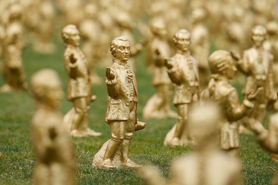 Massendiebstahl von Mozart-Skulpturen in Salzburg