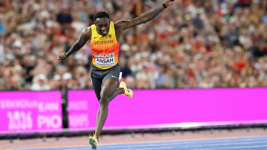 Ansah gewinnt Bronze im 100-Meter-Sprint