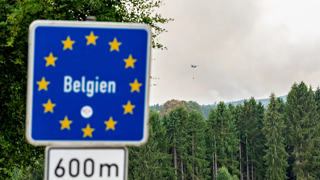 Evakuierung in Monschau wegen Waldbrand im Hohen Venn angeordnet