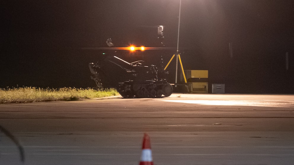 Sprengstoff-Alarm am Flughafen Leipzig/Halle