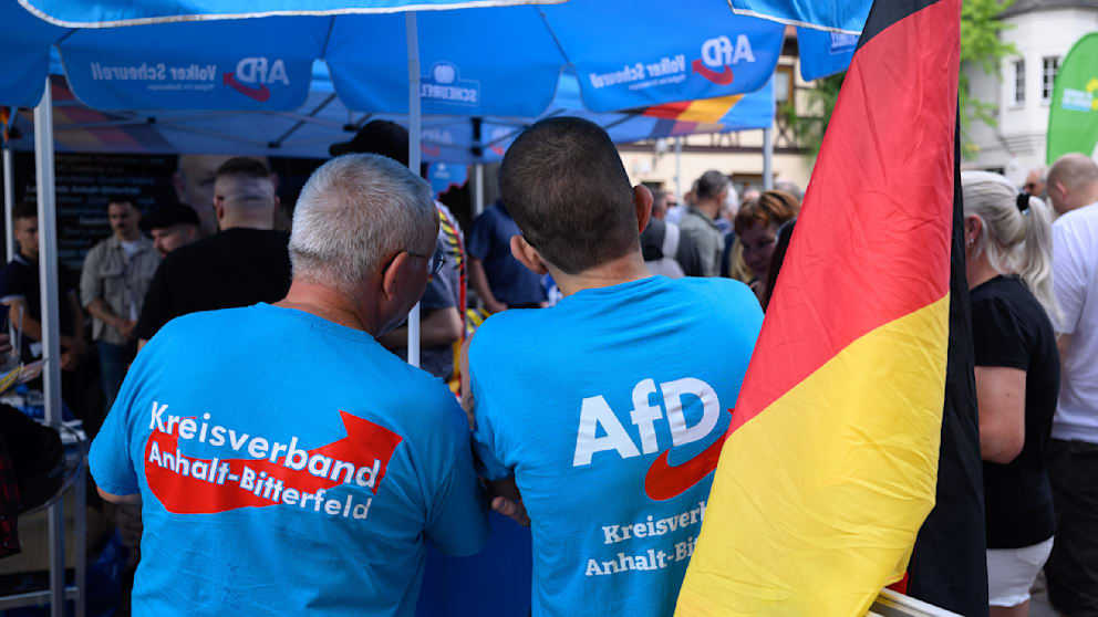 Kontrollen beim Wahlkampf in Sachsen-Anhalt