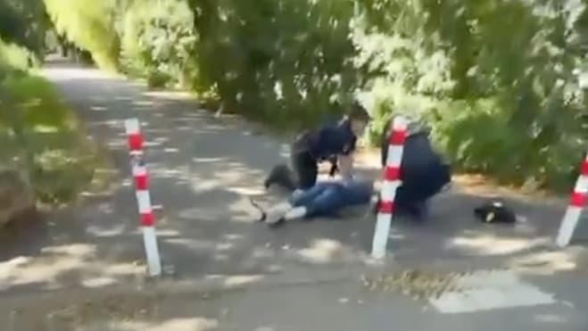 Autofahrer prügelt Fußgänger zu Tode