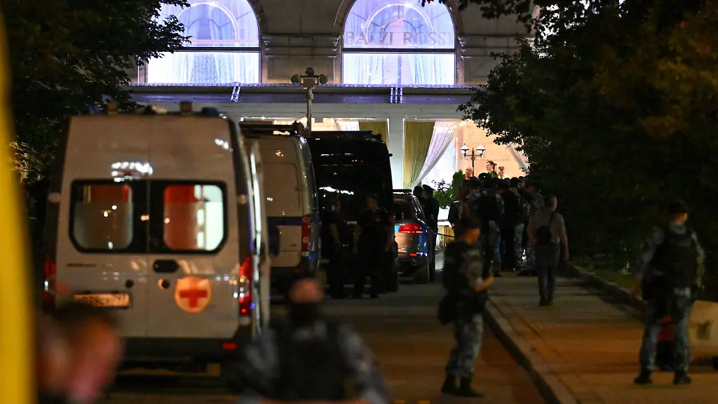 Explosion in Moskauer Nobellokal