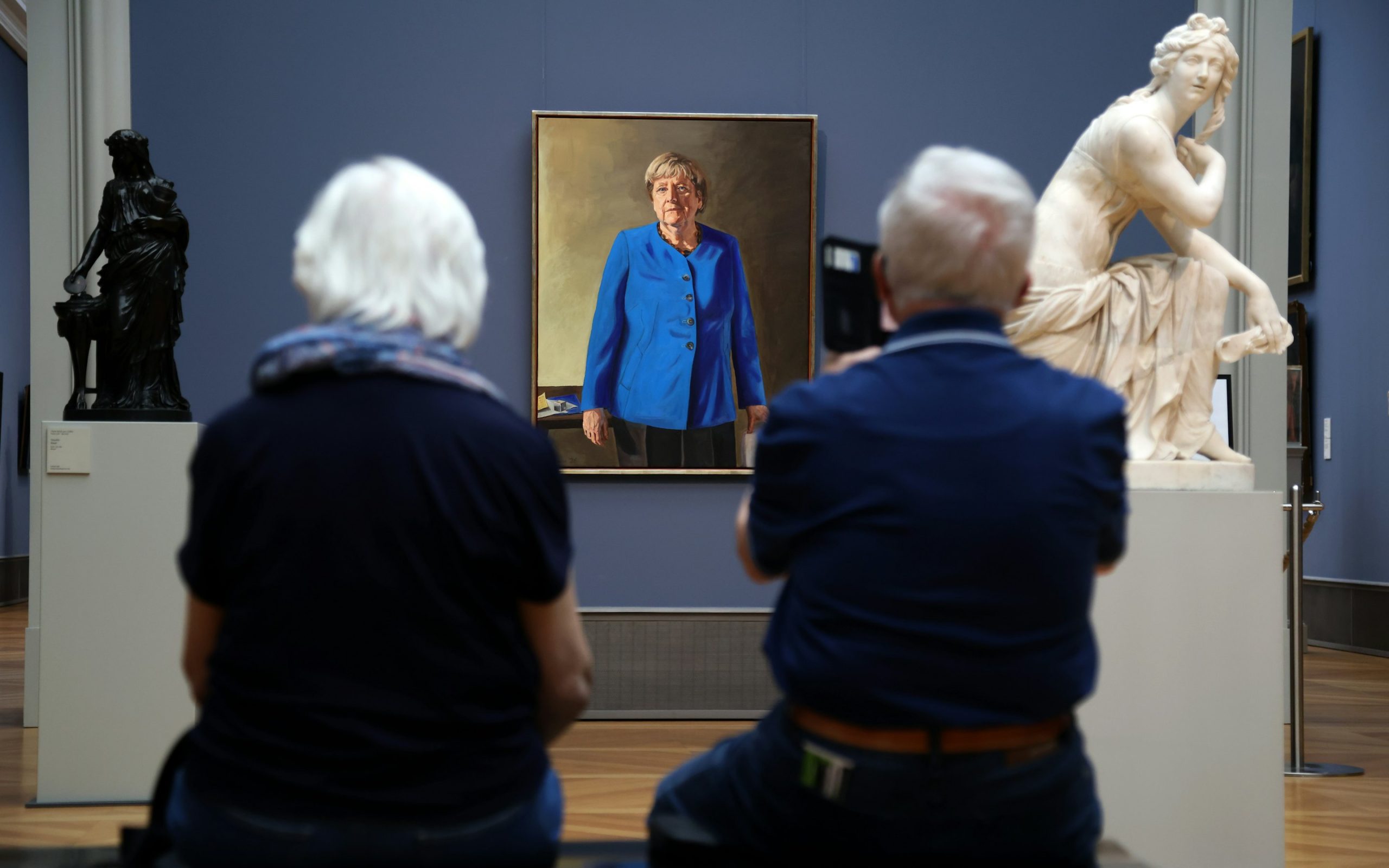 Merkel-Gemälde verdoppelt Besucherzahlen im Bode-Museum