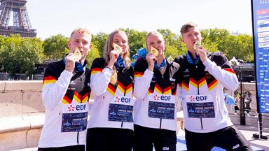 Erfolg der deutschen Mannschaft bei der Schwimm-EM