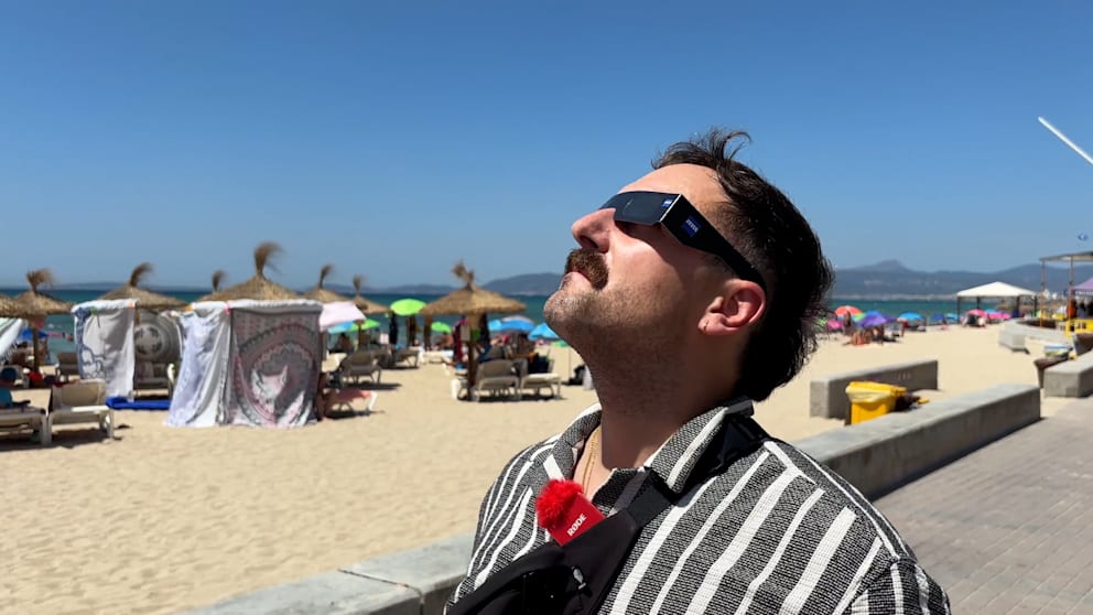 BILD-Reporter erlebt Sonnenfinsternis auf Mallorca
