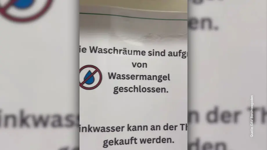 Wasserknappheit in den Alpen: Einschränkungen für Touristen