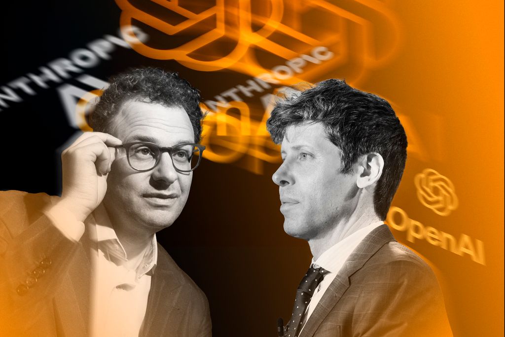 Dario Amodei und Sam Altman: Rivalen im Rennen um Superintelligenz