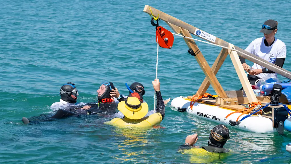 Apnoetaucher scheitert knapp am Tiefenrekord im Starnberger See
