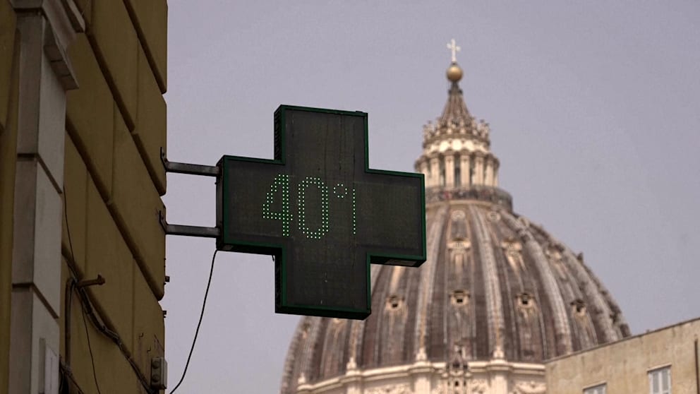 Extremtemperaturen: Rom erlebt erneut Hitzewelle