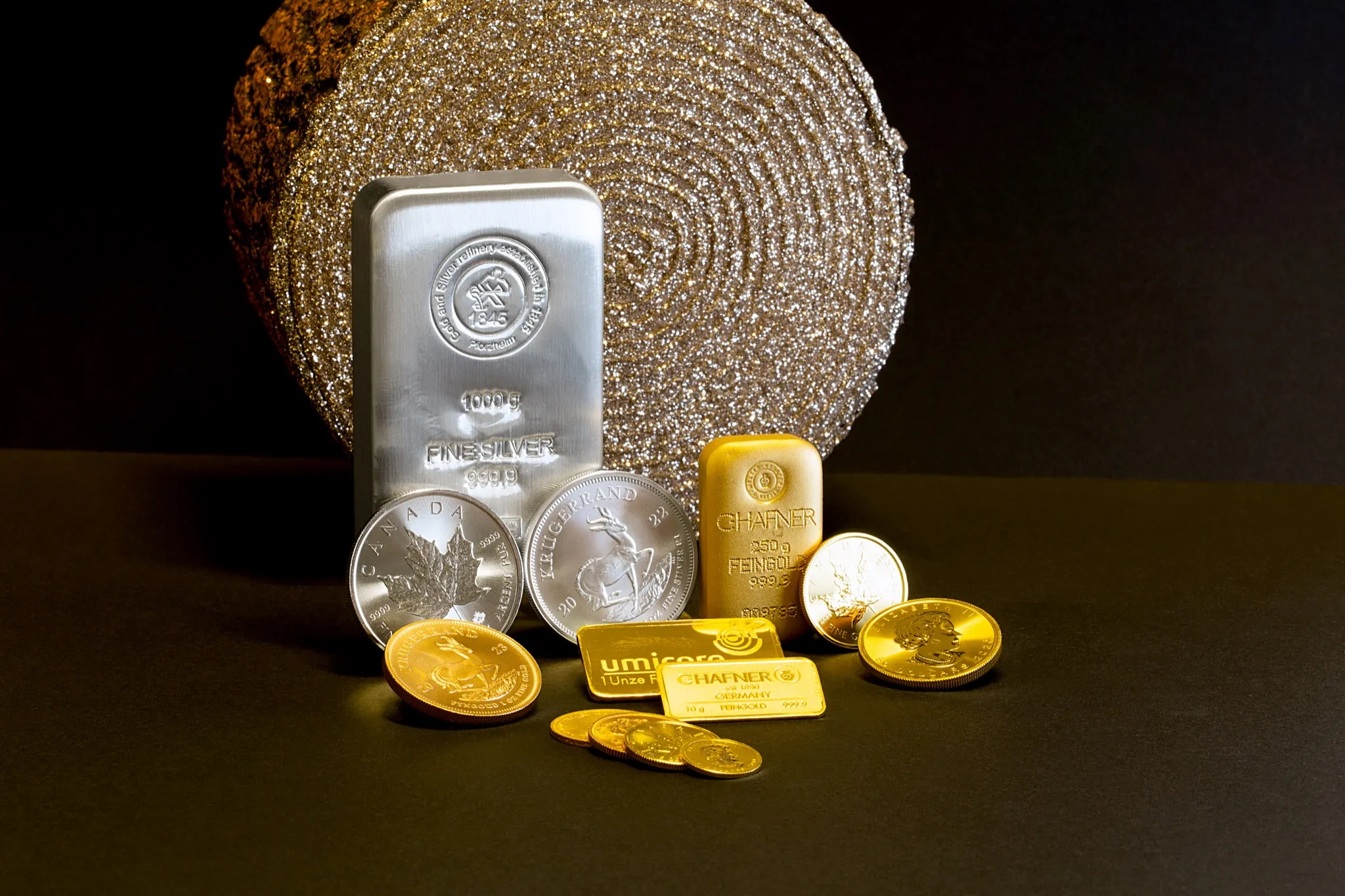 Goldverkauf: Krügerrand und Goldbarren zum Tagespreis