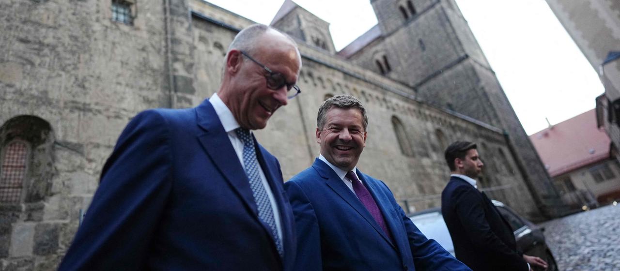 CDU-Spitzenkandidat Schulze distanziert sich von Kanzler Merz im Wahlkampf