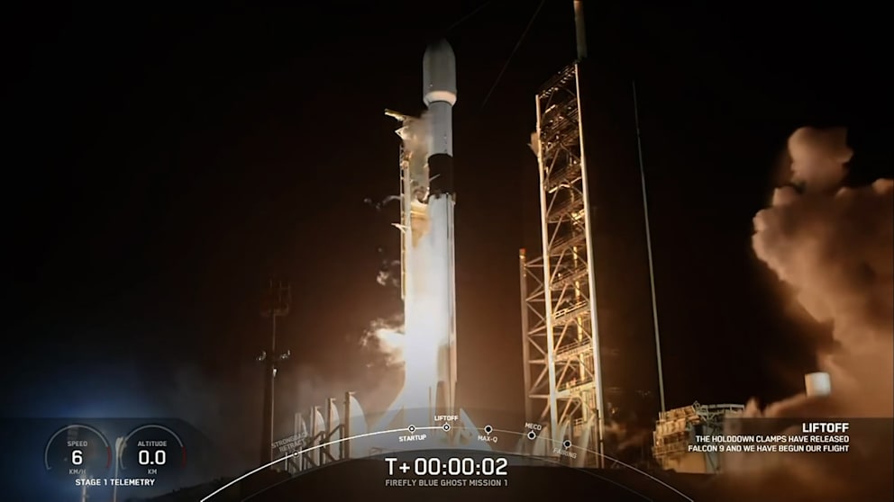 SpaceX-Rakete kollidiert mit Mond
