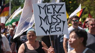 Großdemonstration in Plauen gegen Regierungspolitik