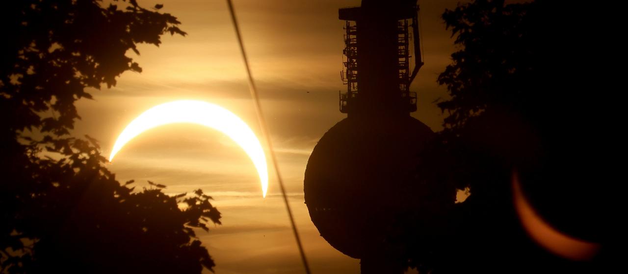Partielle Sonnenfinsternis fasziniert Deutschland