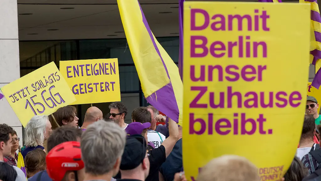 Linke fordert Enteignung zur Bedingung für Koalition in Berlin