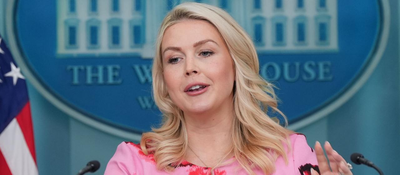 Karoline Leavitt verlässt das Weiße Haus