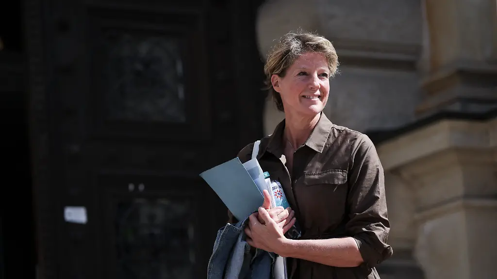 Christina Block äußert sich im Prozess um die Silvesternacht 2023/24
