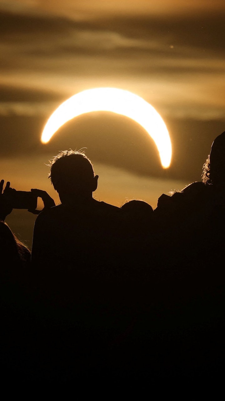 Als der Mond die Sonne verdunkelte