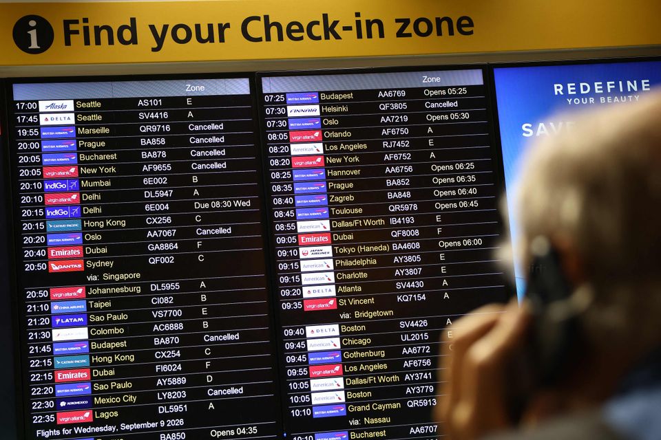 Technische Störung sorgt für Chaos an britischen Flughäfen