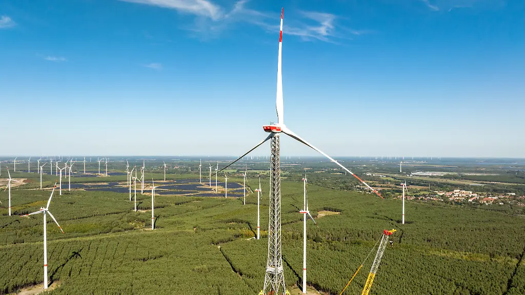 Das höchste Windrad der Welt in Brandenburg