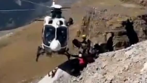 Rentner in Bergschlucht gerettet