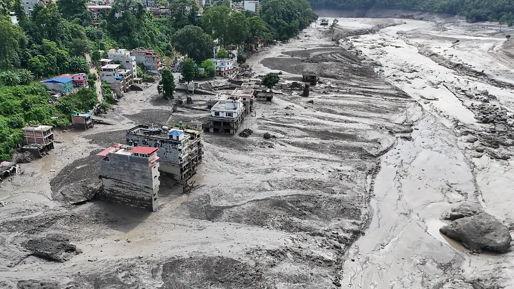 Analyse des Gletscherabbruchs im Himalaya und seiner Folgen
