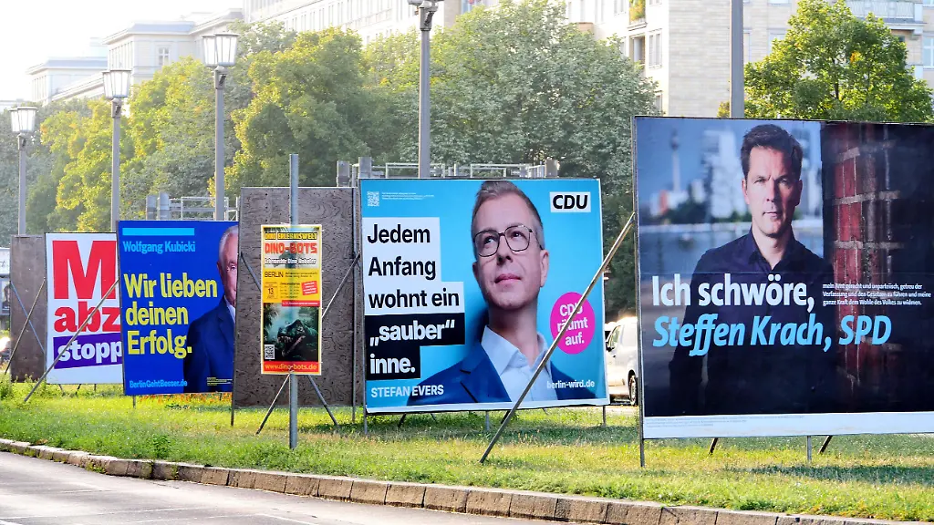 CDU überholt Linke in Berlin vor Abgeordnetenhauswahl