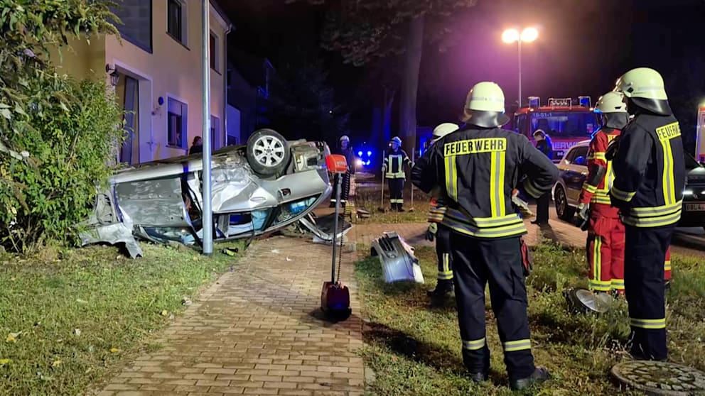 Schwerer Verkehrsunfall in Brandenburg