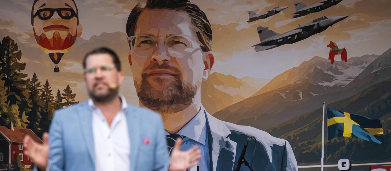 Offene Parlamentswahl in Schweden