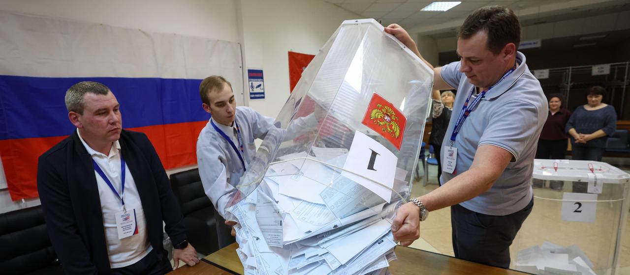 Duma-Wahl in Russland: Kreml-Partei erreicht Rekordzahl an Parlamentssitzen