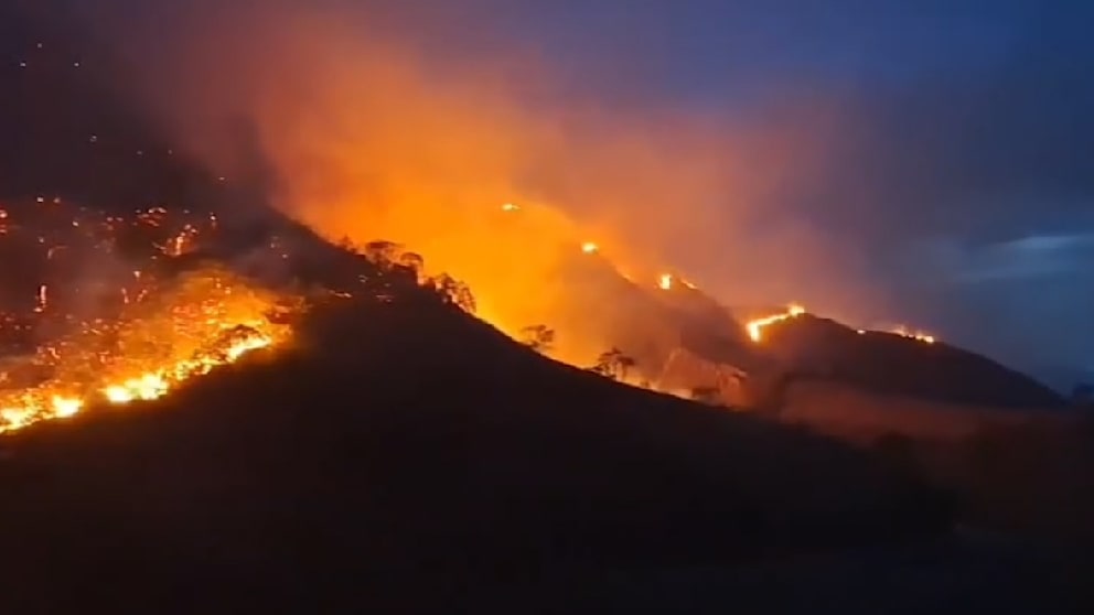 Waldbrände in Kolumbien außer Kontrolle