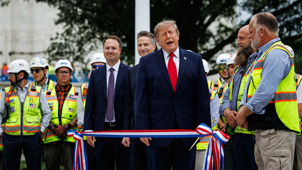 Trump verliert plötzlich Ton während Live-Übertragung