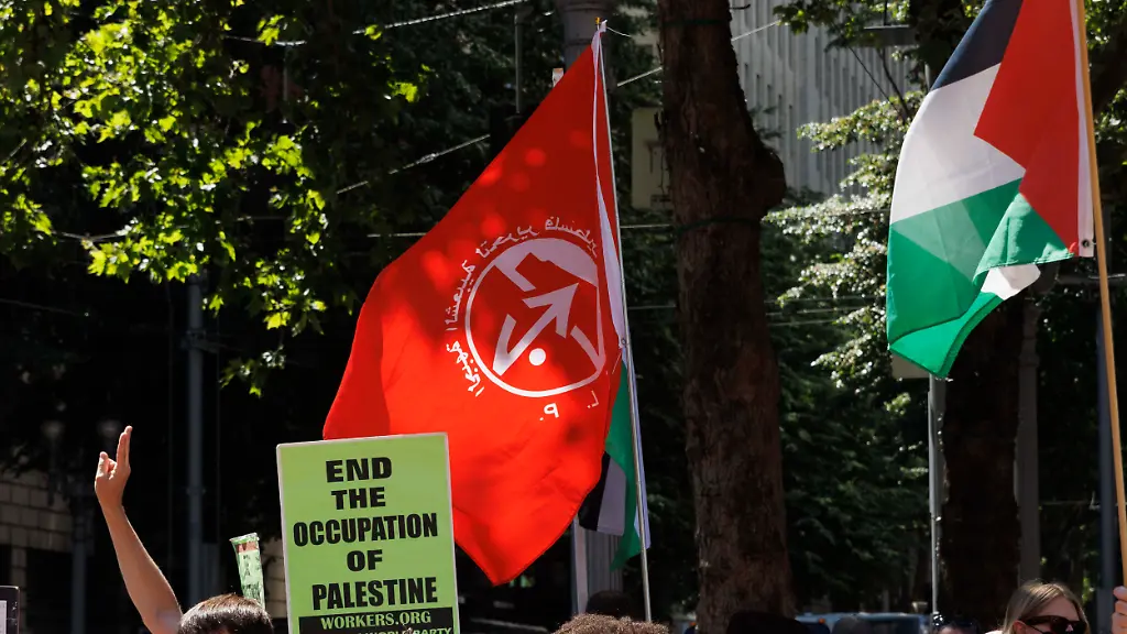 Hamas-Unterstützer bei Wahlparty der Linken in Berlin