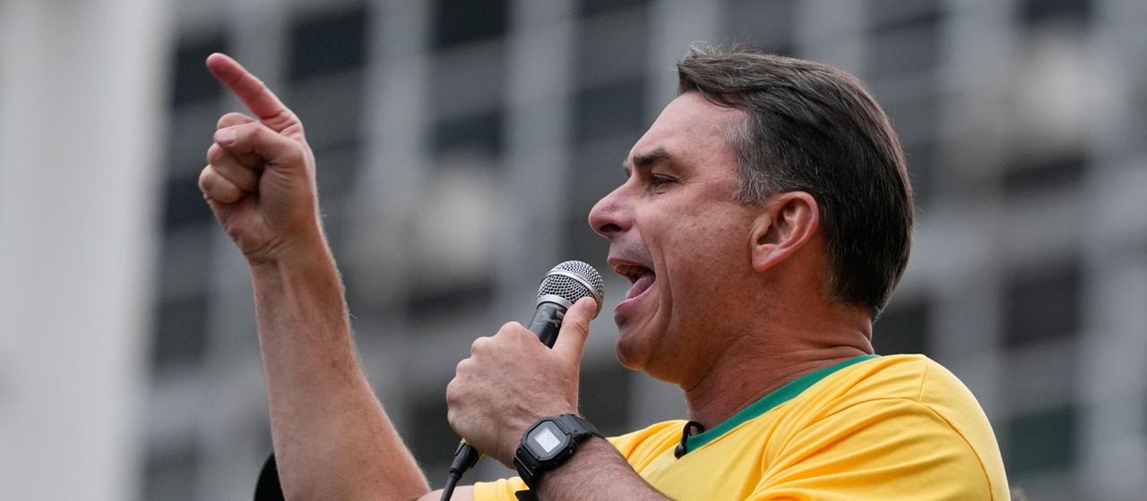 Flávio Bolsonaro strebt das Präsidentenamt in Brasilien an