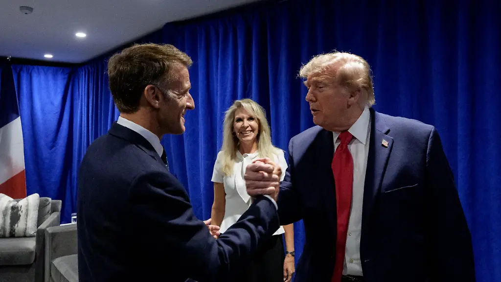 Macron schlägt Trump Plan zur freien Schifffahrt vor