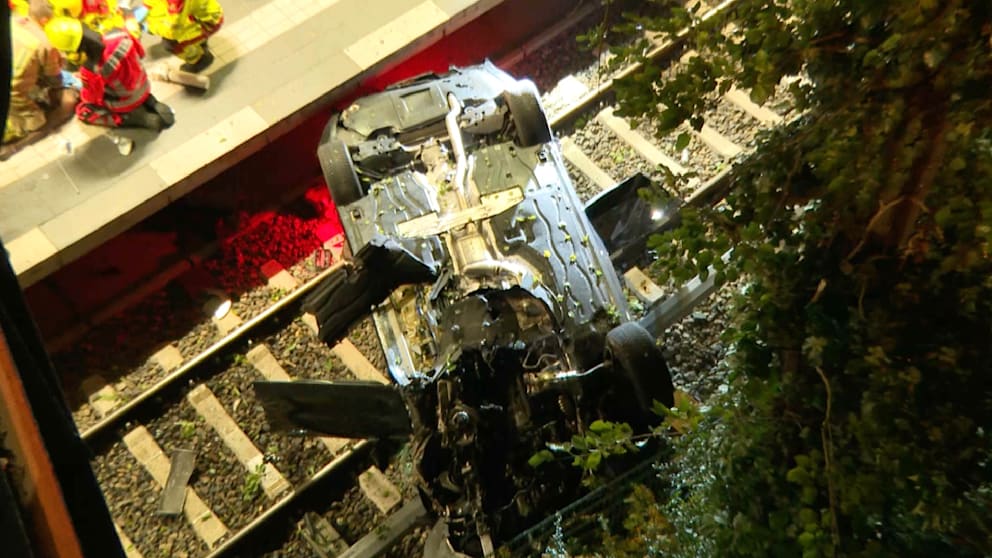 Raserunfall auf der Bösebrücke