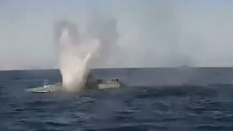 Historisches Gefecht auf dem Schwarzen Meer