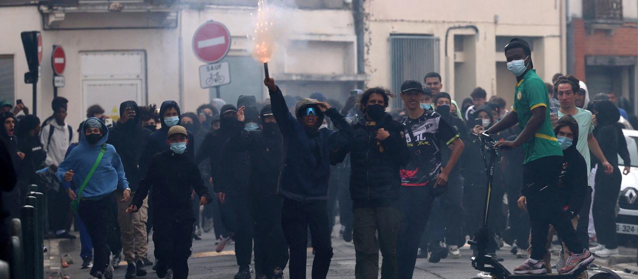 Fortsetzung der Proteste von Schülerinnen und Schülern in Frankreich