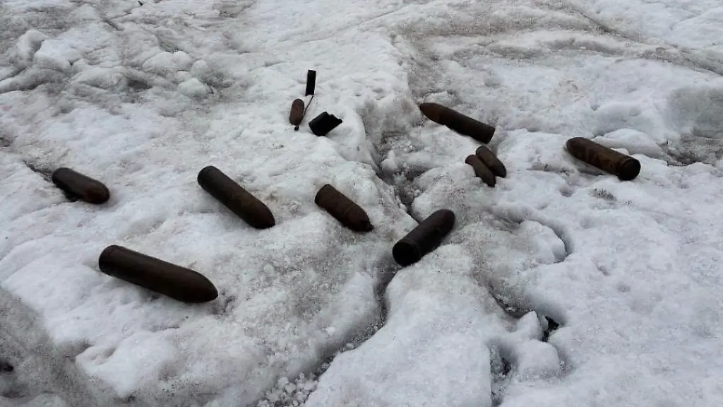 Klimawandel bringt alte Munition in italienischen Alpen zum Vorschein