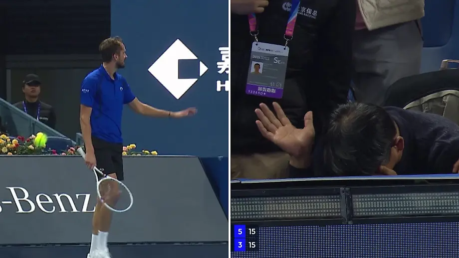 Kontroverses Aus im Halbfinale von Daniil Medwedew