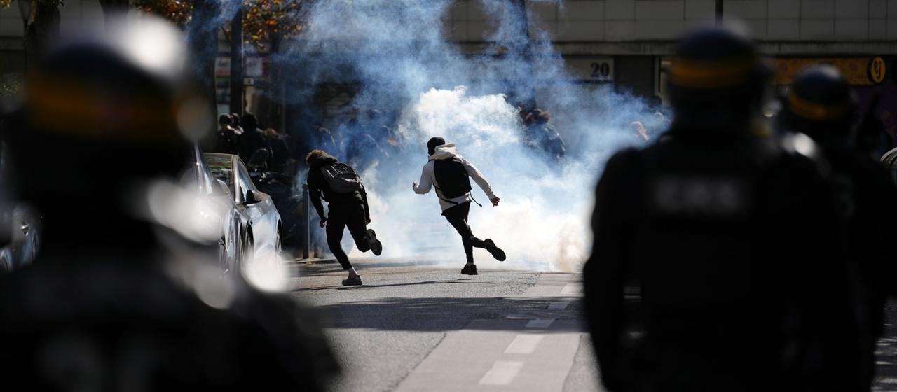 Proteste in Frankreich führen zu vielen Festnahmen