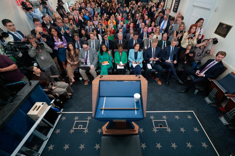 Trump erwägt Schließung des Pressezentrums im Weißen Haus