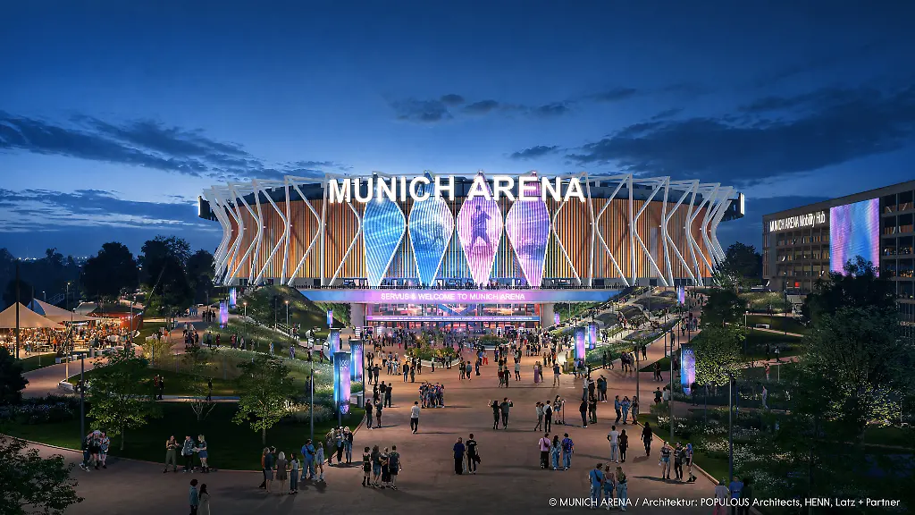 Baubeginn für die „Munich Arena“ in München