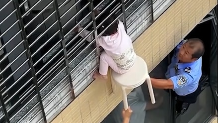 Dramatische Rettungsaktion in China: Mädchen vor Sturz gerettet