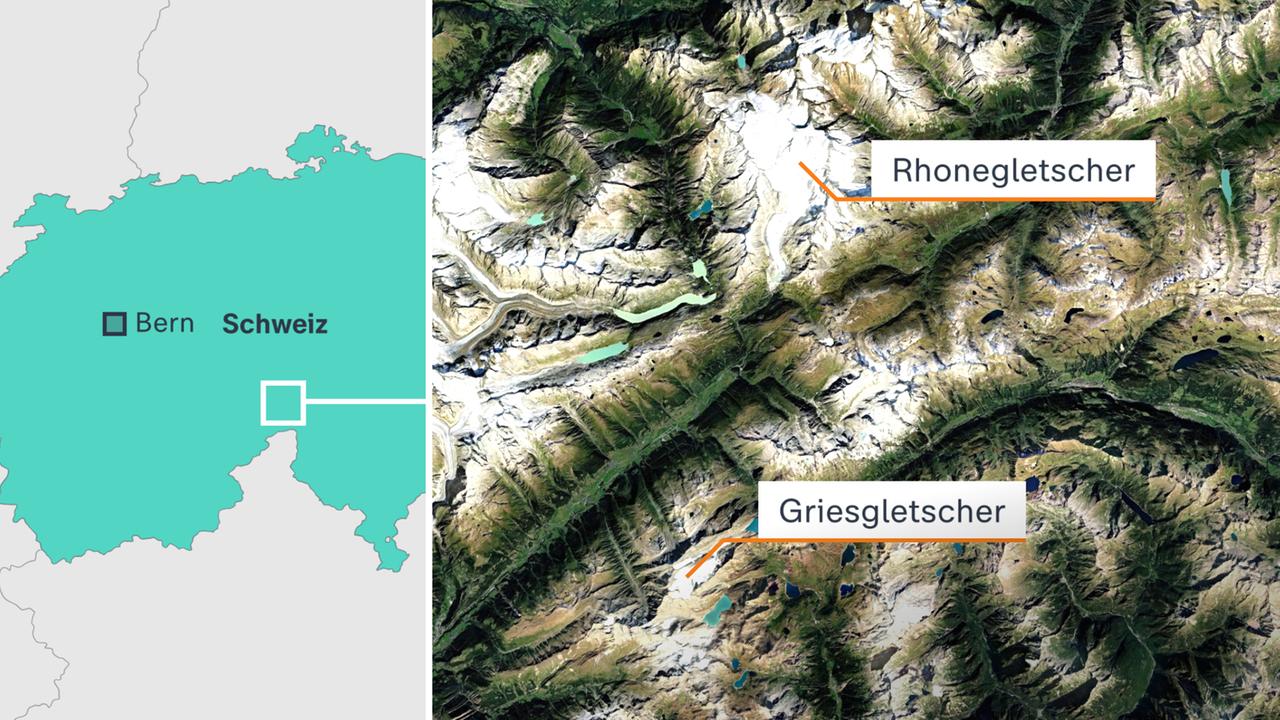 Dramatischer Rückgang der Schweizer Gletscher