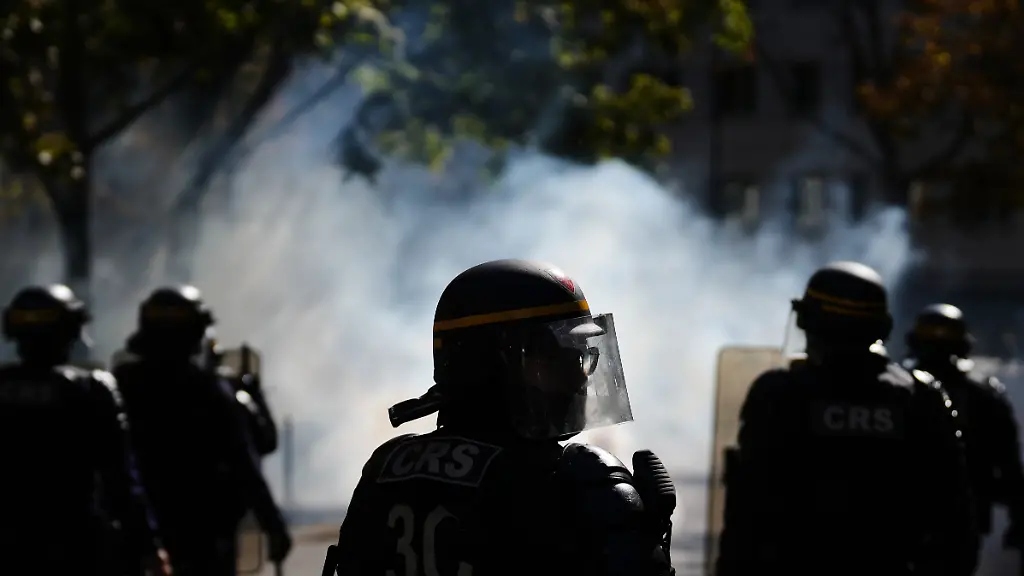Gewalt bei Schülerprotesten in Frankreich
