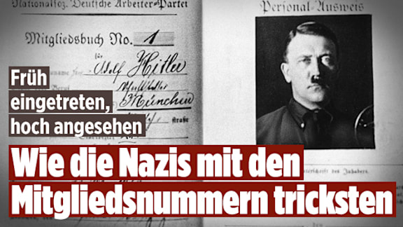 Wie die Nazis mit Mitgliedsnummern täuschten