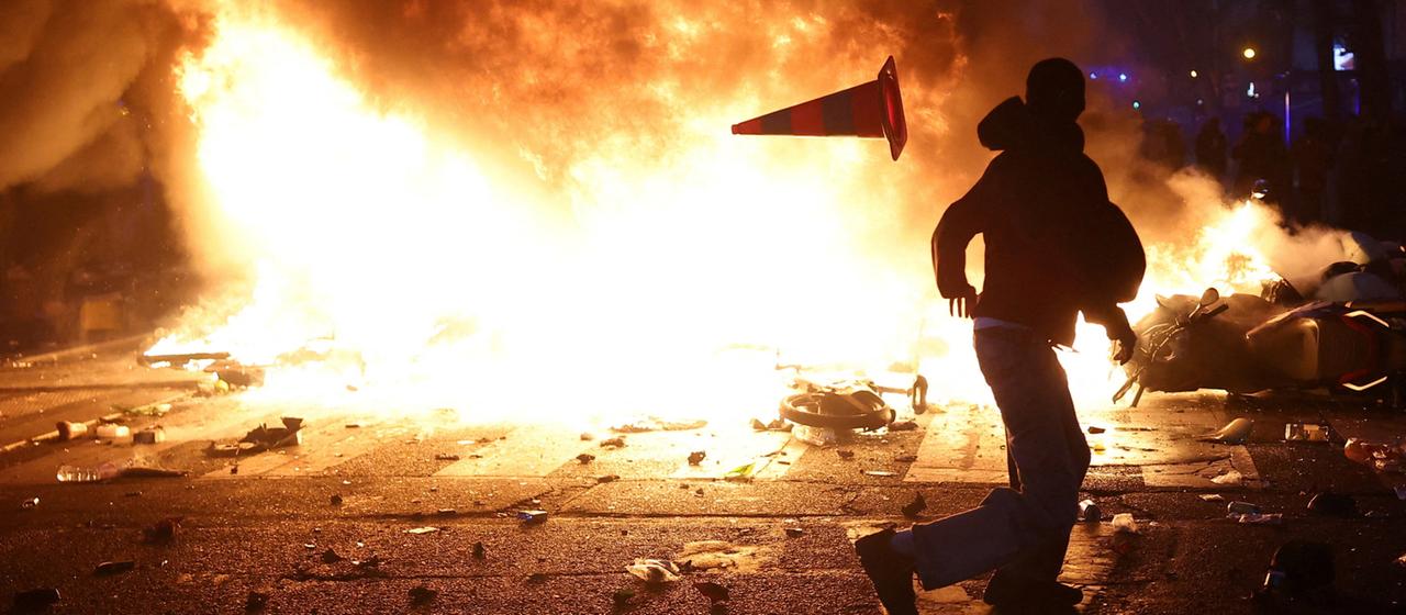 Gewaltausbruch bei Protesten in Frankreich